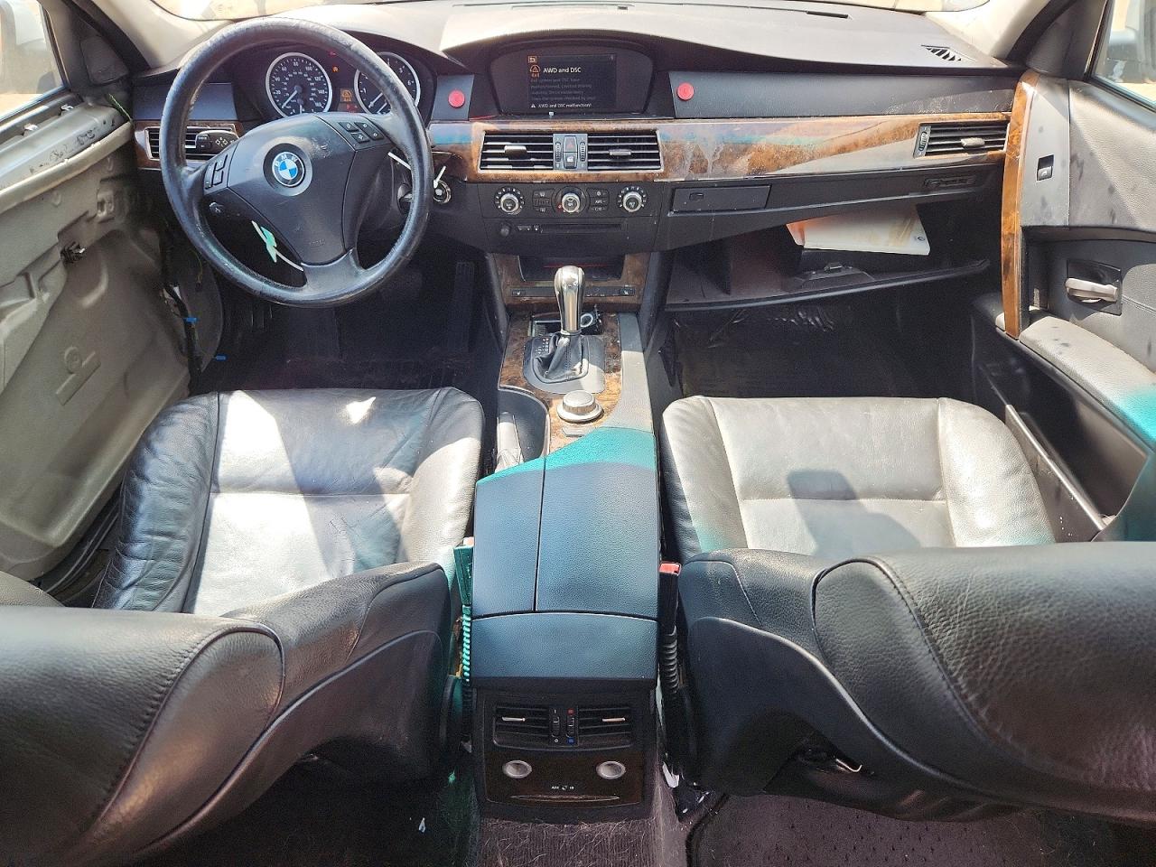 2007 Bmw 530 Xi Silver vin: WBANF735X7CU21413