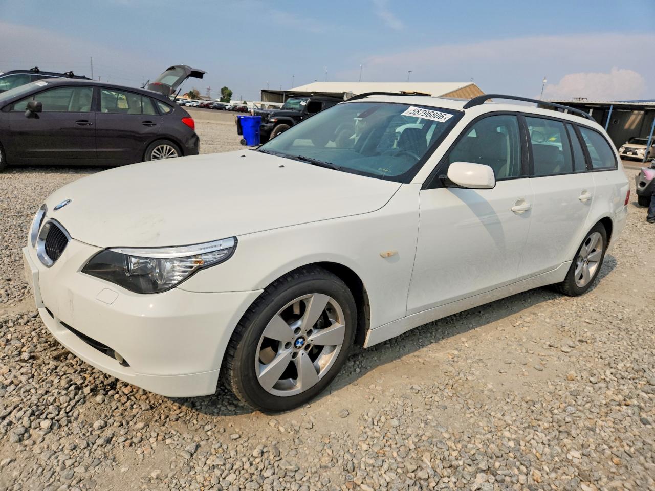 2006 Bmw 530 Xit White vin: WBANN73516CN01930