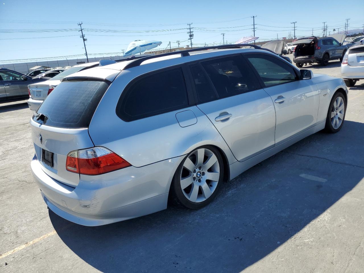 2006 Bmw 530 Xit Silver vin: WBANN73556CN02059