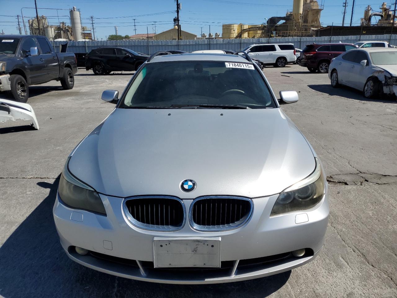 2006 Bmw 530 Xit Silver vin: WBANN73556CN02059