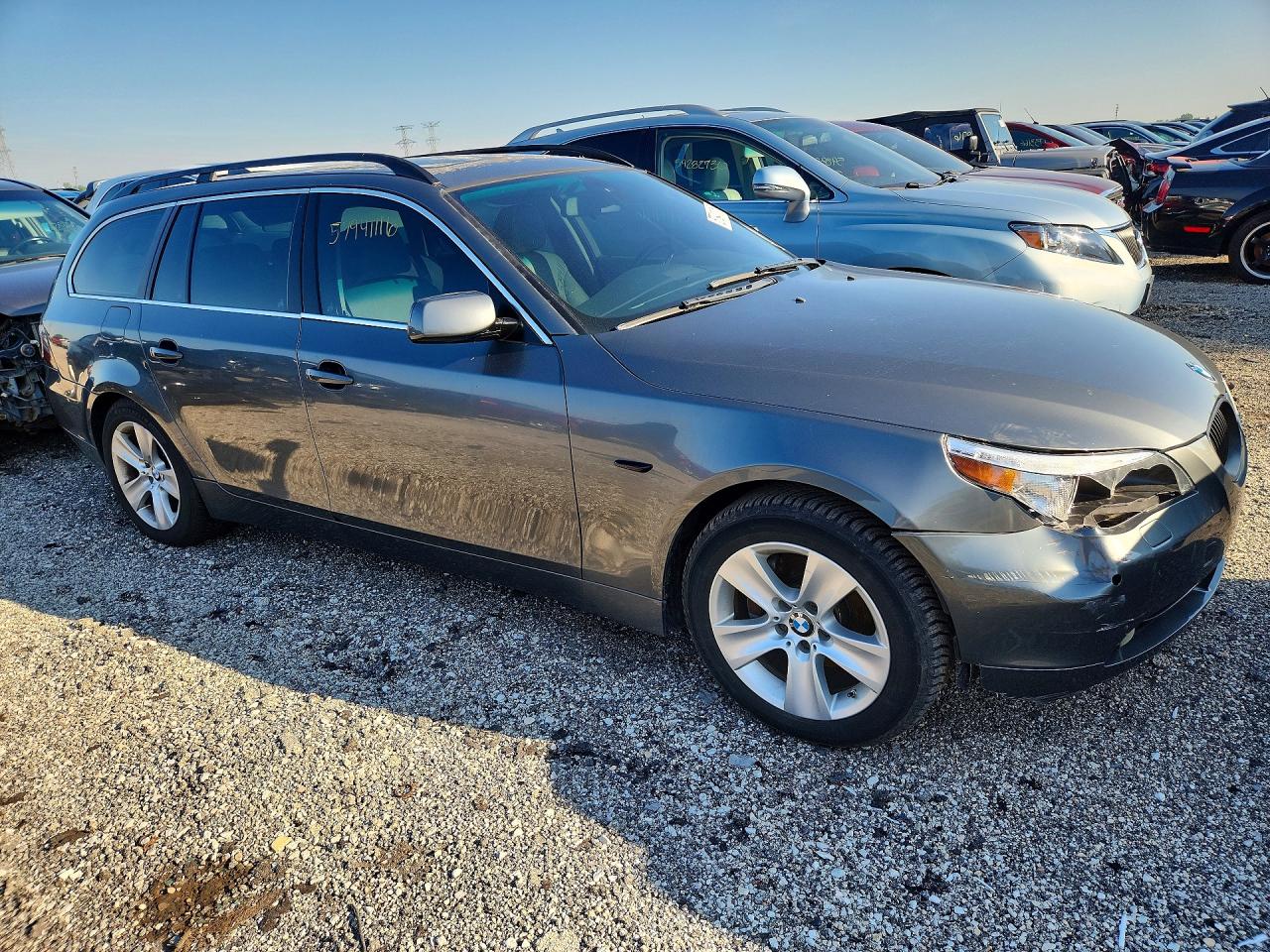2006 Bmw 530 Xit Gray vin: WBANN73556CN02983