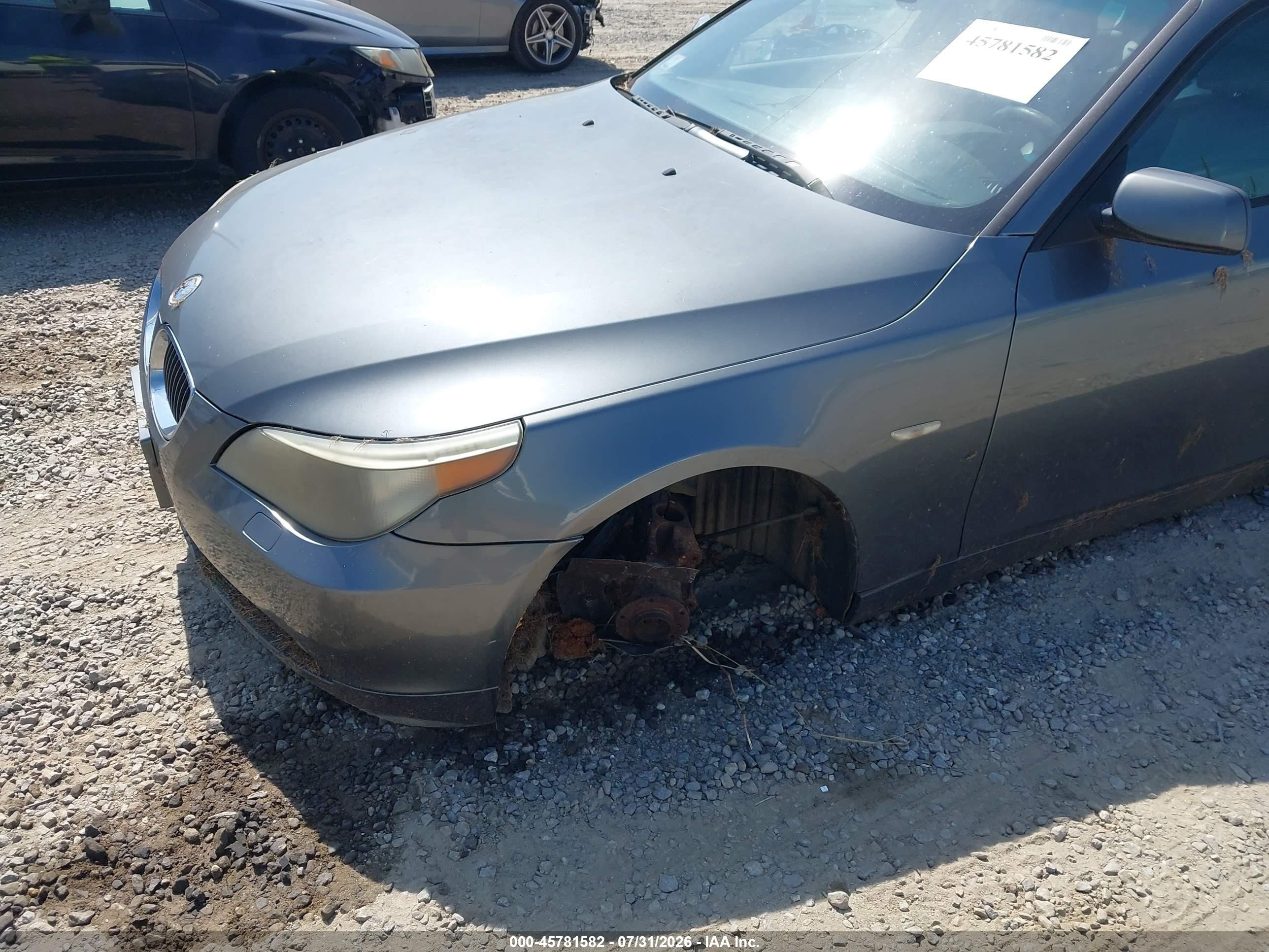 2007 Bmw 530xit   Gray vin: WBANN73567B799320