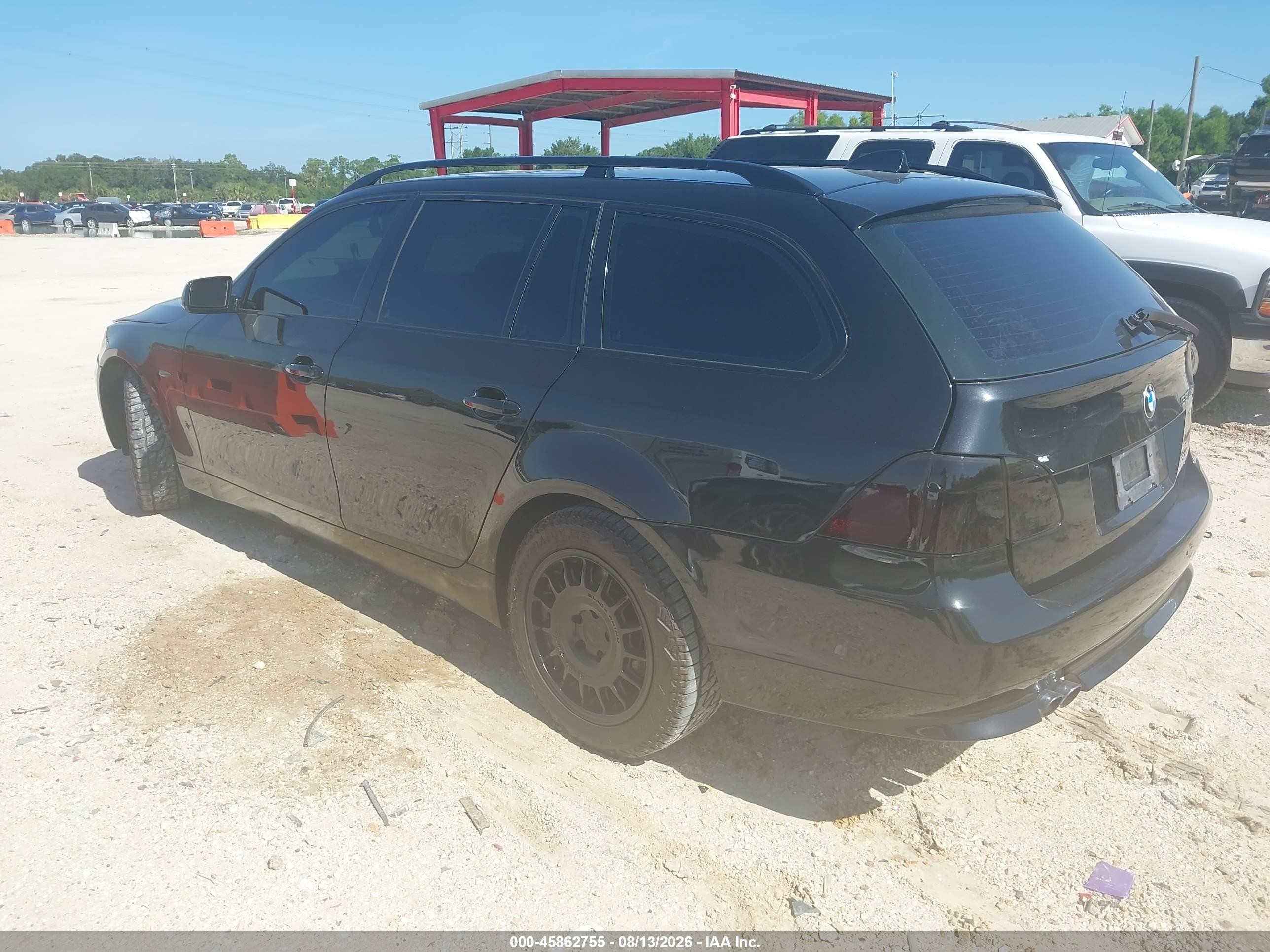 2007 Bmw 530xit Черный vin: WBANN73567CN04369