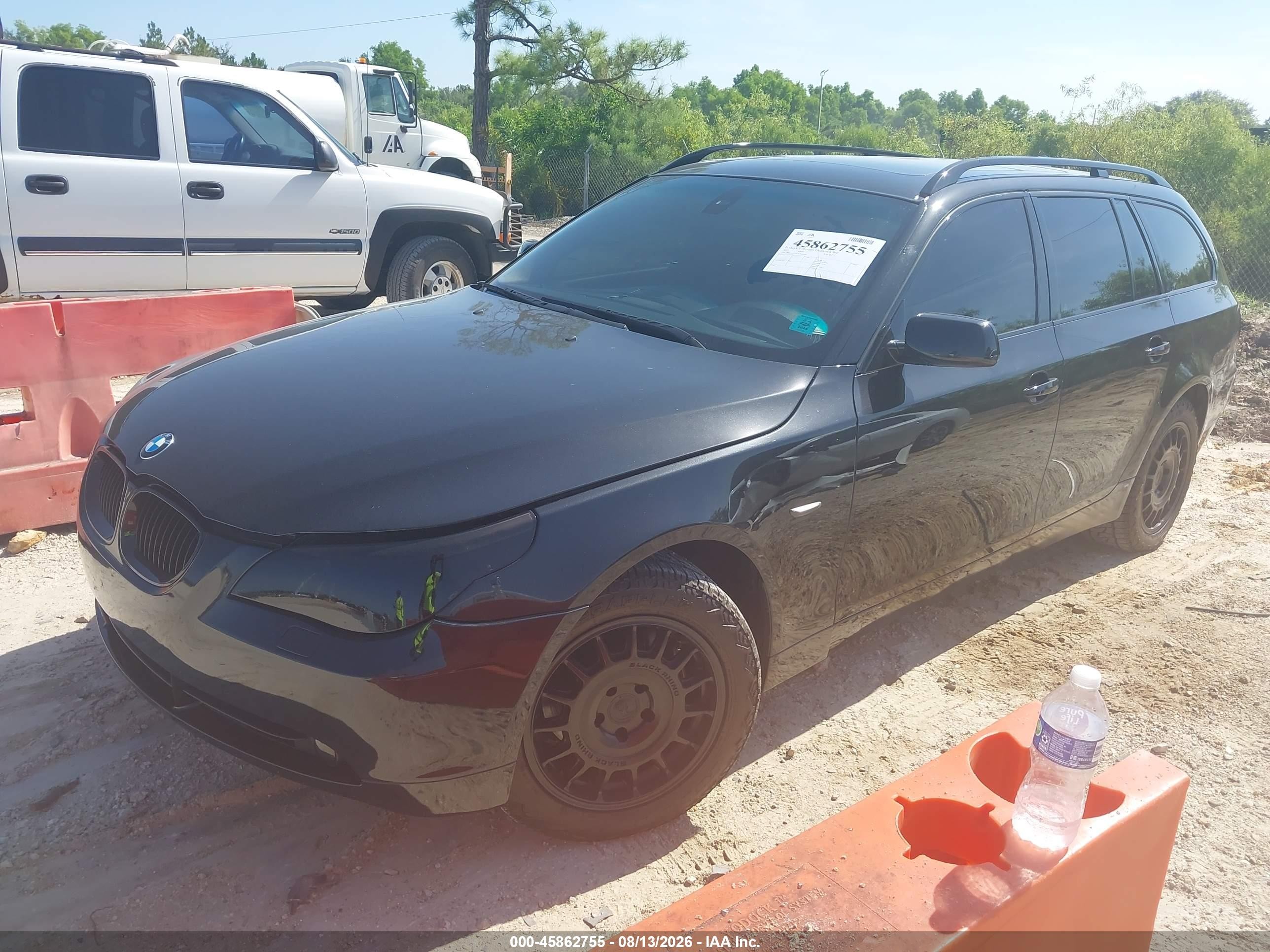 2007 Bmw 530xit Черный vin: WBANN73567CN04369