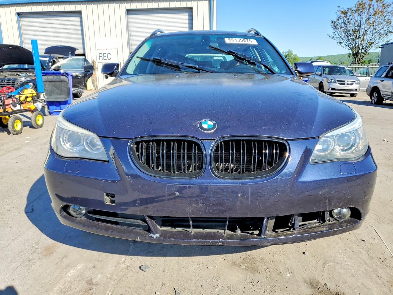 2006 Bmw 530 Xit Blue vin: WBANN73576CN01396