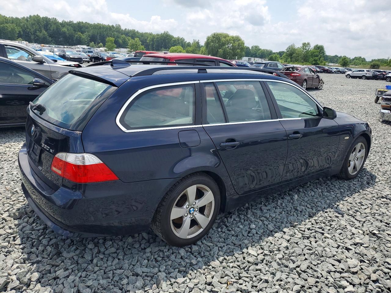2006 Bmw 530 Xit Blue vin: WBANN73586CN02573