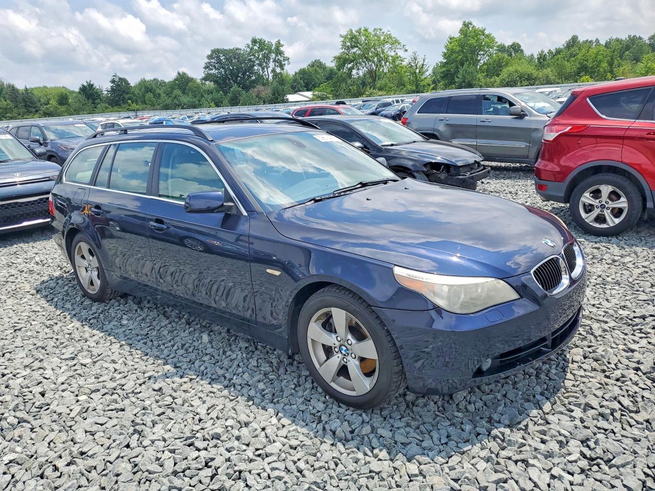 2006 Bmw 530 Xit Blue vin: WBANN73586CN02573