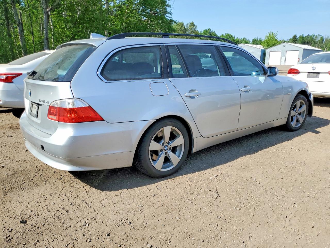 2006 Bmw 530 Xit Silver vin: WBANN735X6CN00002