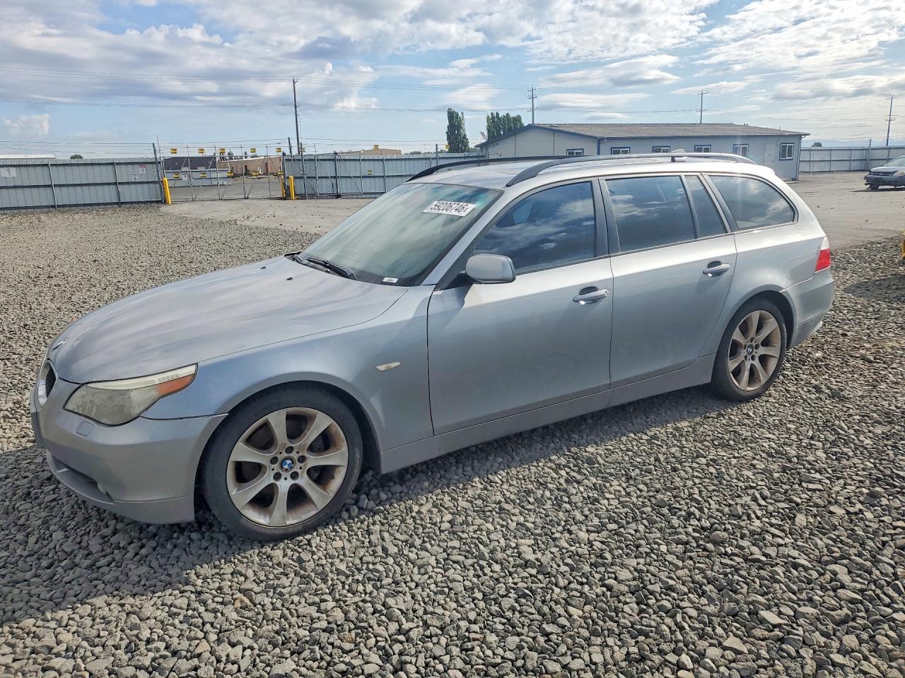 2007 Bmw 530 Xit Gray vin: WBANN735X7CN04794