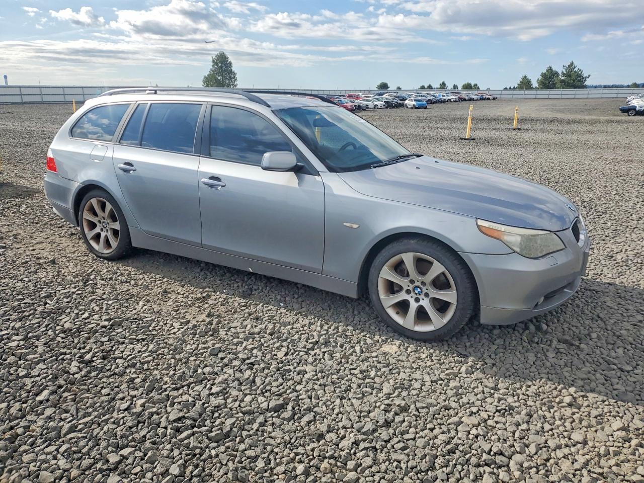 2007 Bmw 530 Xit Gray vin: WBANN735X7CN04794