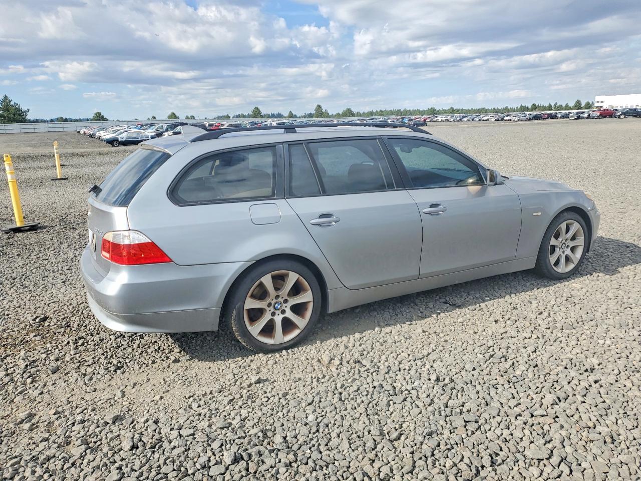 2007 Bmw 530 Xit Gray vin: WBANN735X7CN04794