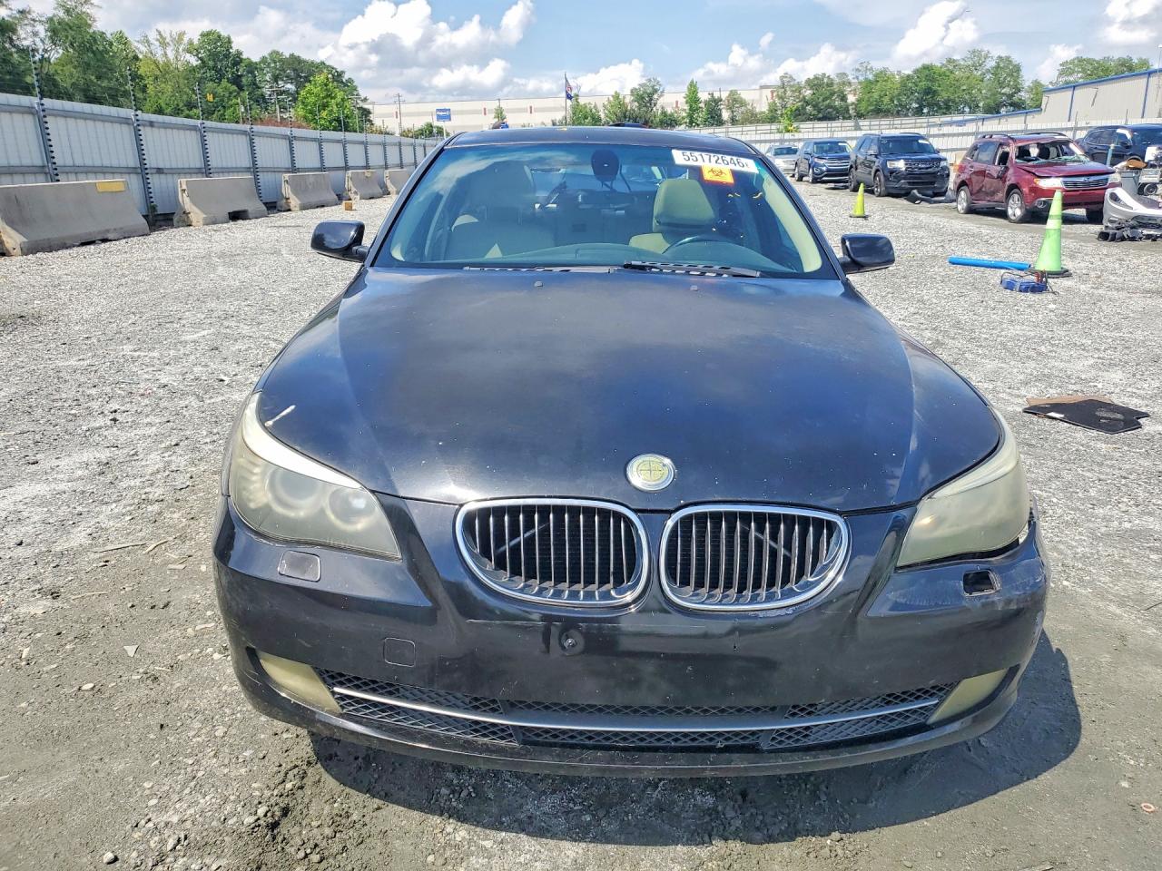 2008 Bmw 528 I Черный vin: WBANU53508C116188
