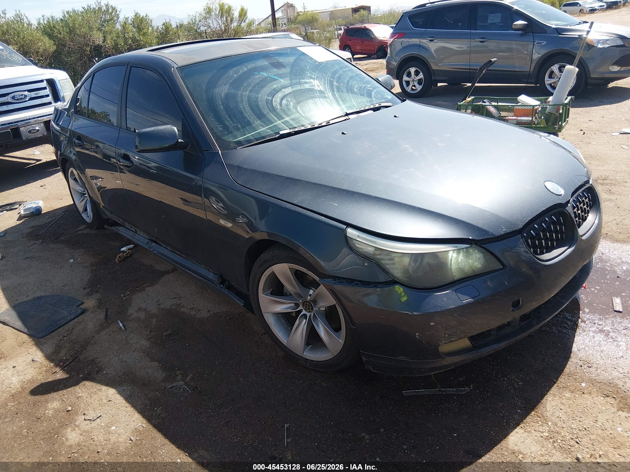 2008 Bmw 528i   Gray vin: WBANU53508C117065