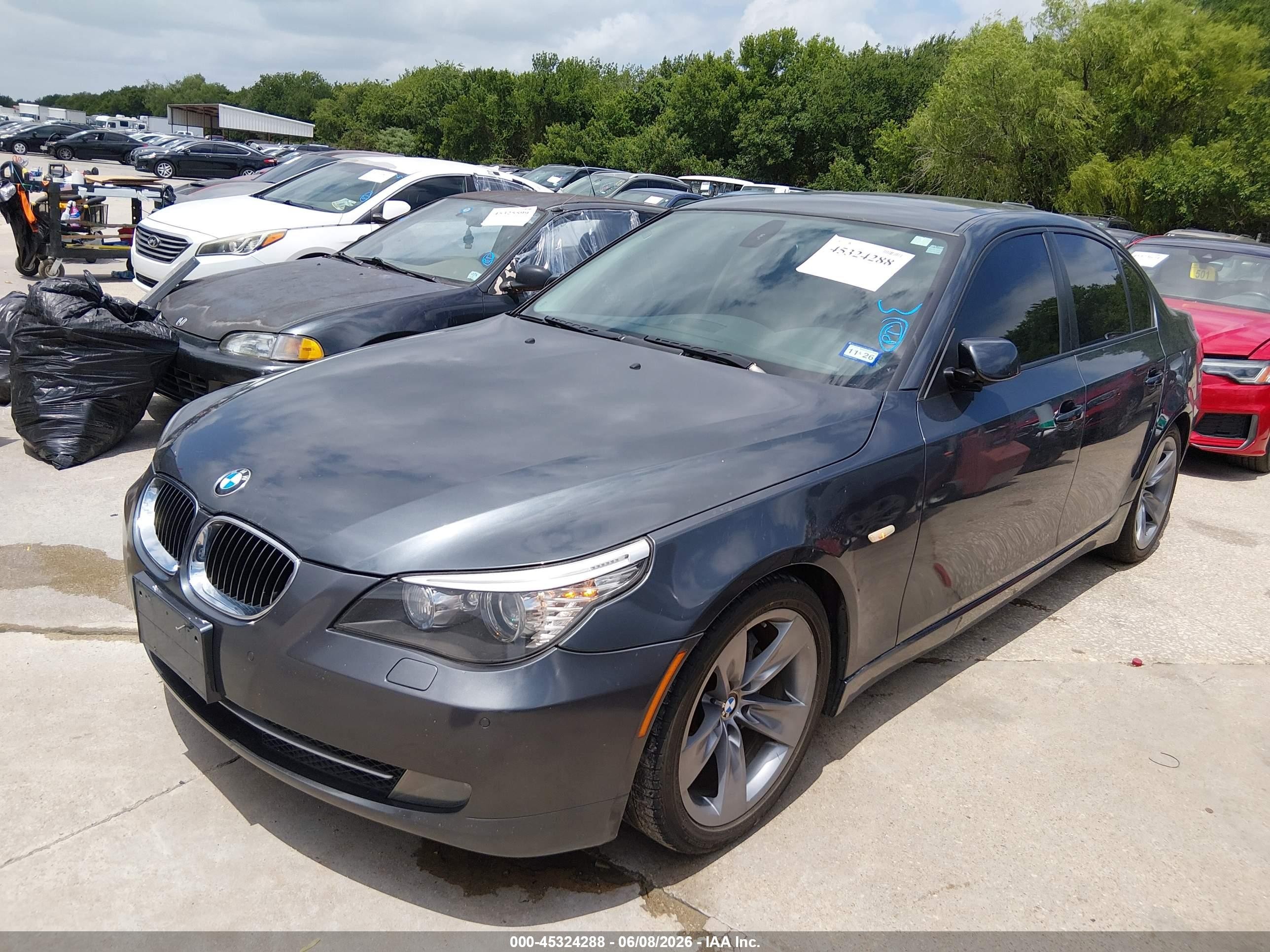2008 Bmw 528i   Gray vin: WBANU53518C114448