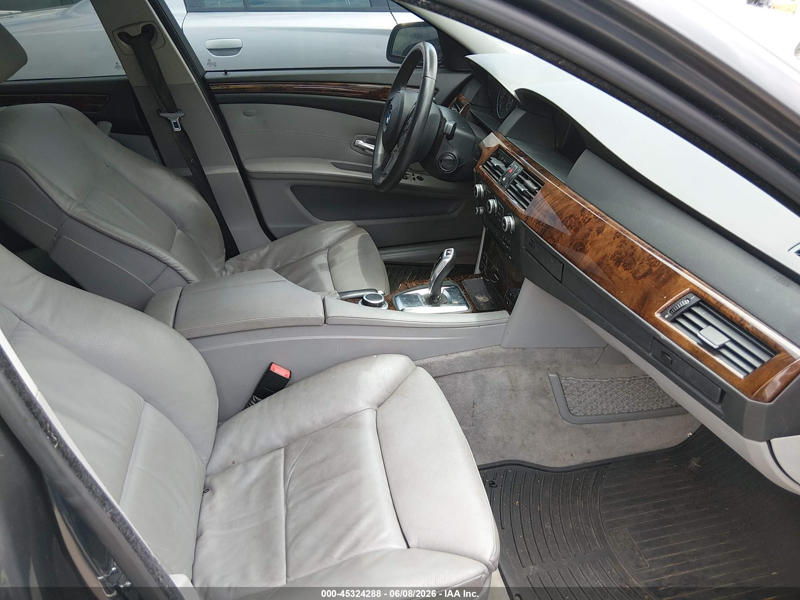 2008 Bmw 528i   Gray vin: WBANU53518C114448