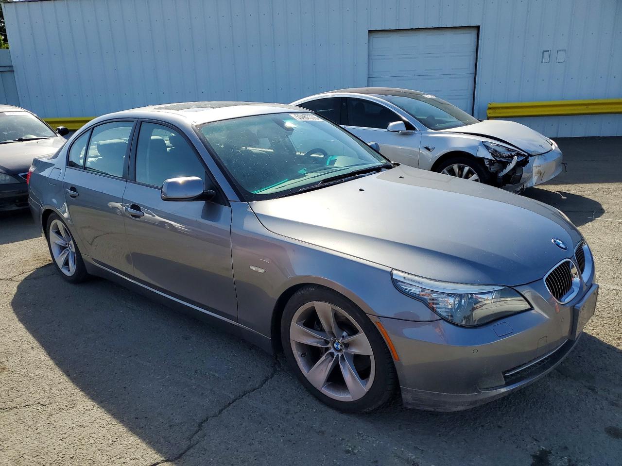 2008 Bmw 528 I Gray vin: WBANU53518CT06162