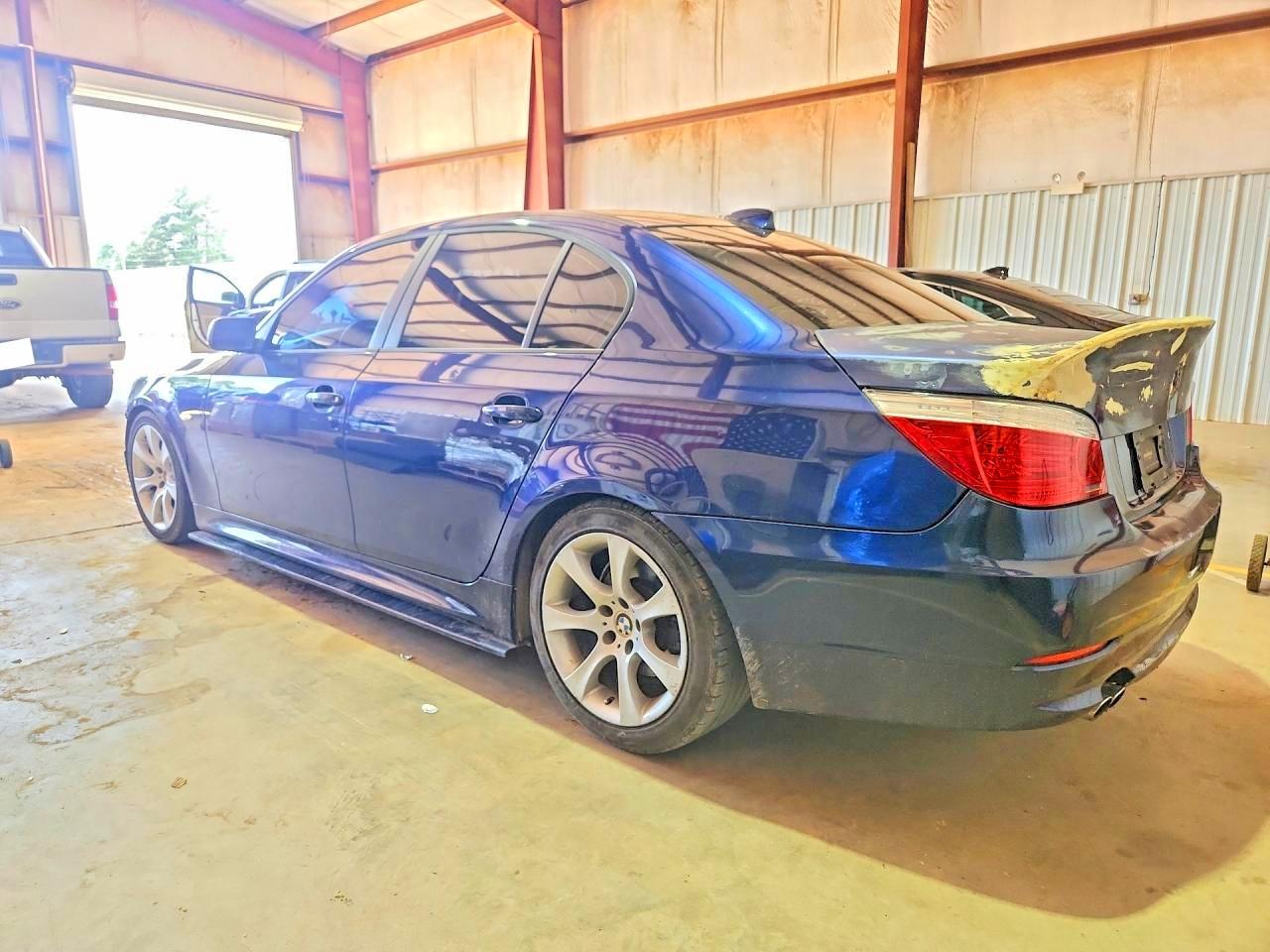 2008 Bmw 528 I Blue vin: WBANU53518CT10535