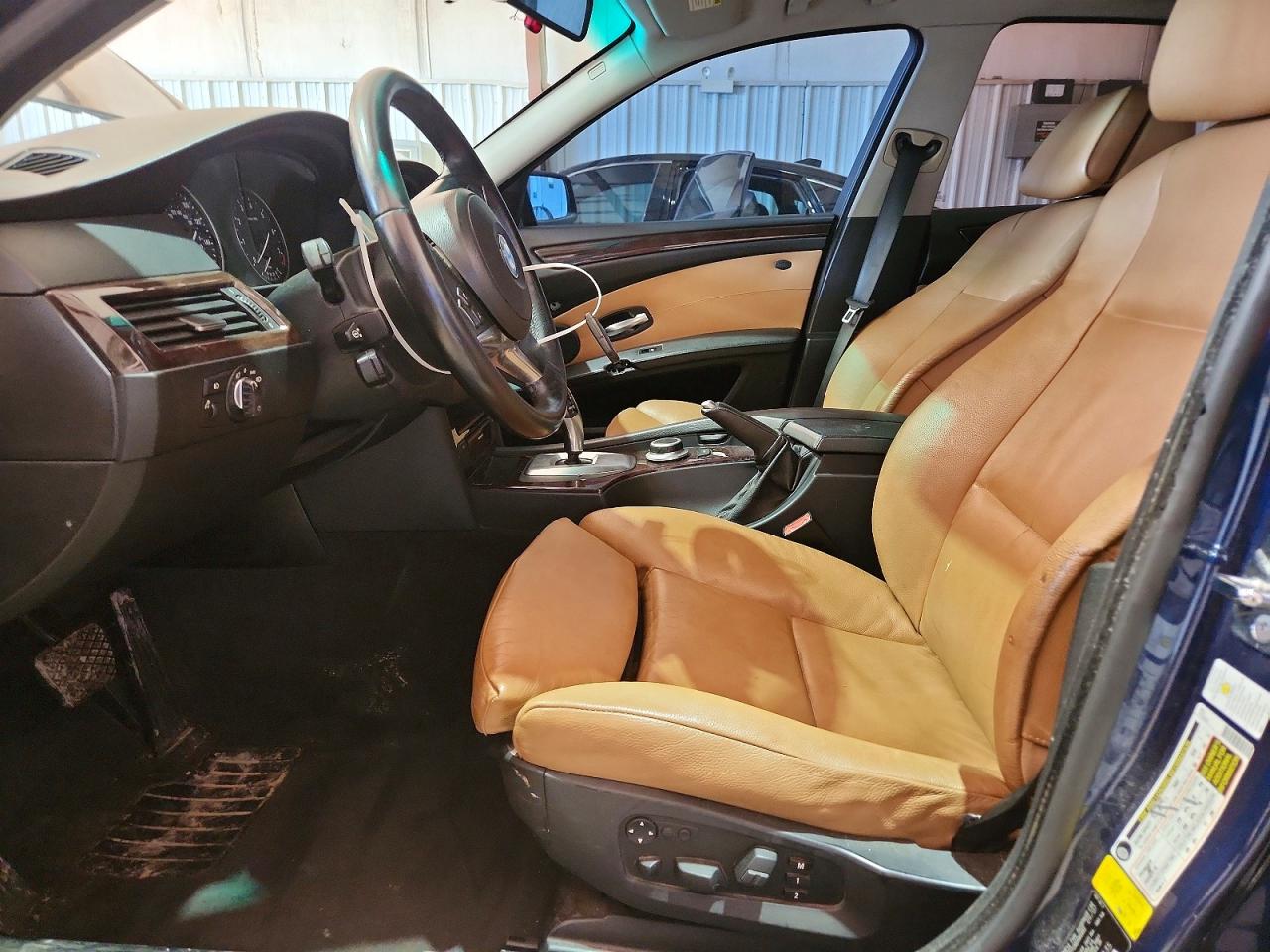 2008 Bmw 528 I Blue vin: WBANU53518CT10535