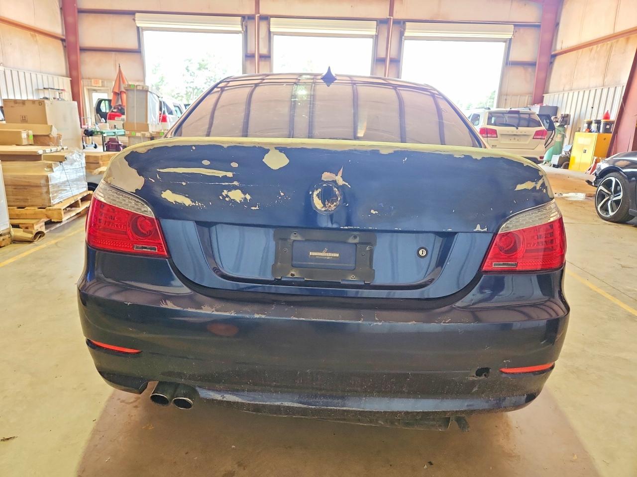 2008 Bmw 528 I Blue vin: WBANU53518CT10535