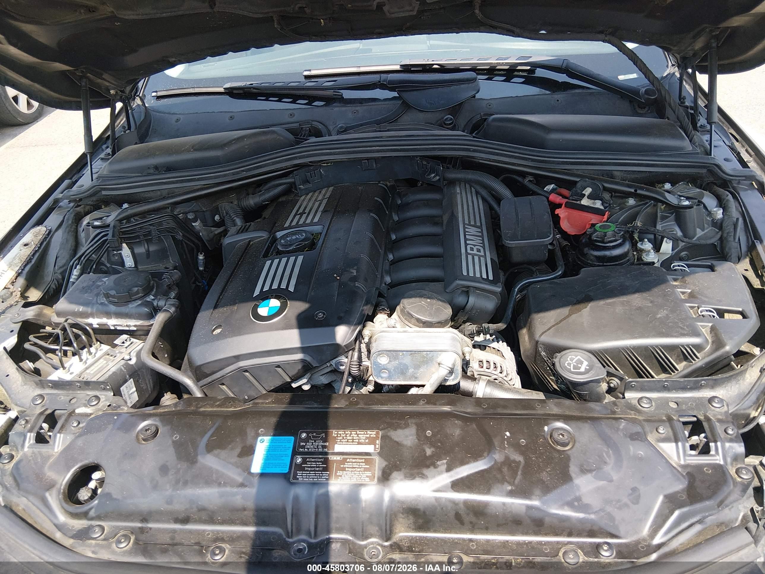 2008 Bmw 528i   Черный vin: WBANU53518CT12351