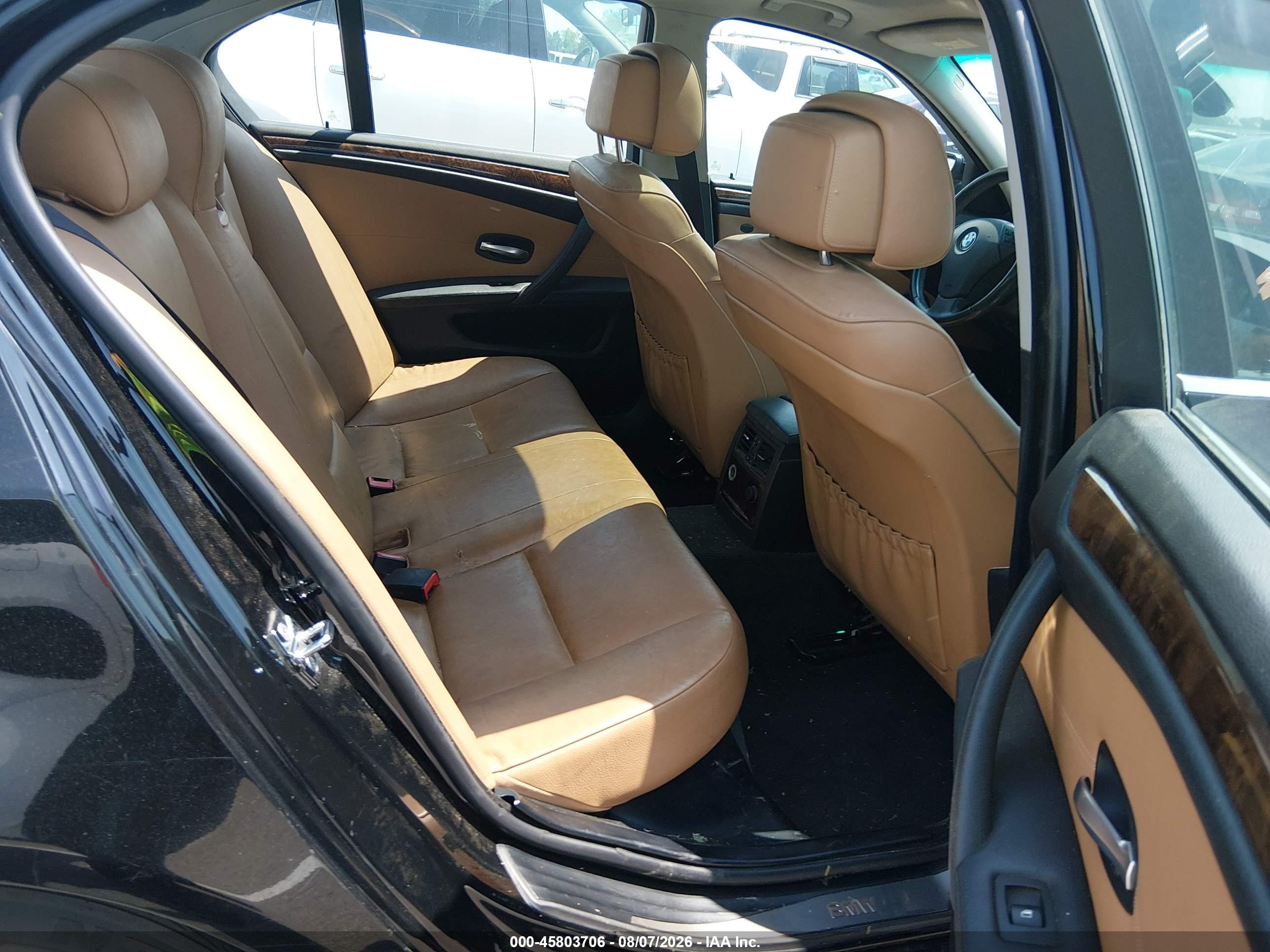 2008 Bmw 528i   Черный vin: WBANU53518CT12351