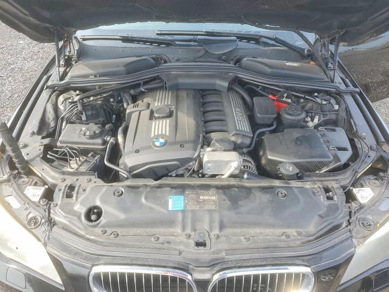 2008 Bmw 528 I Black vin: WBANU53518CT17467
