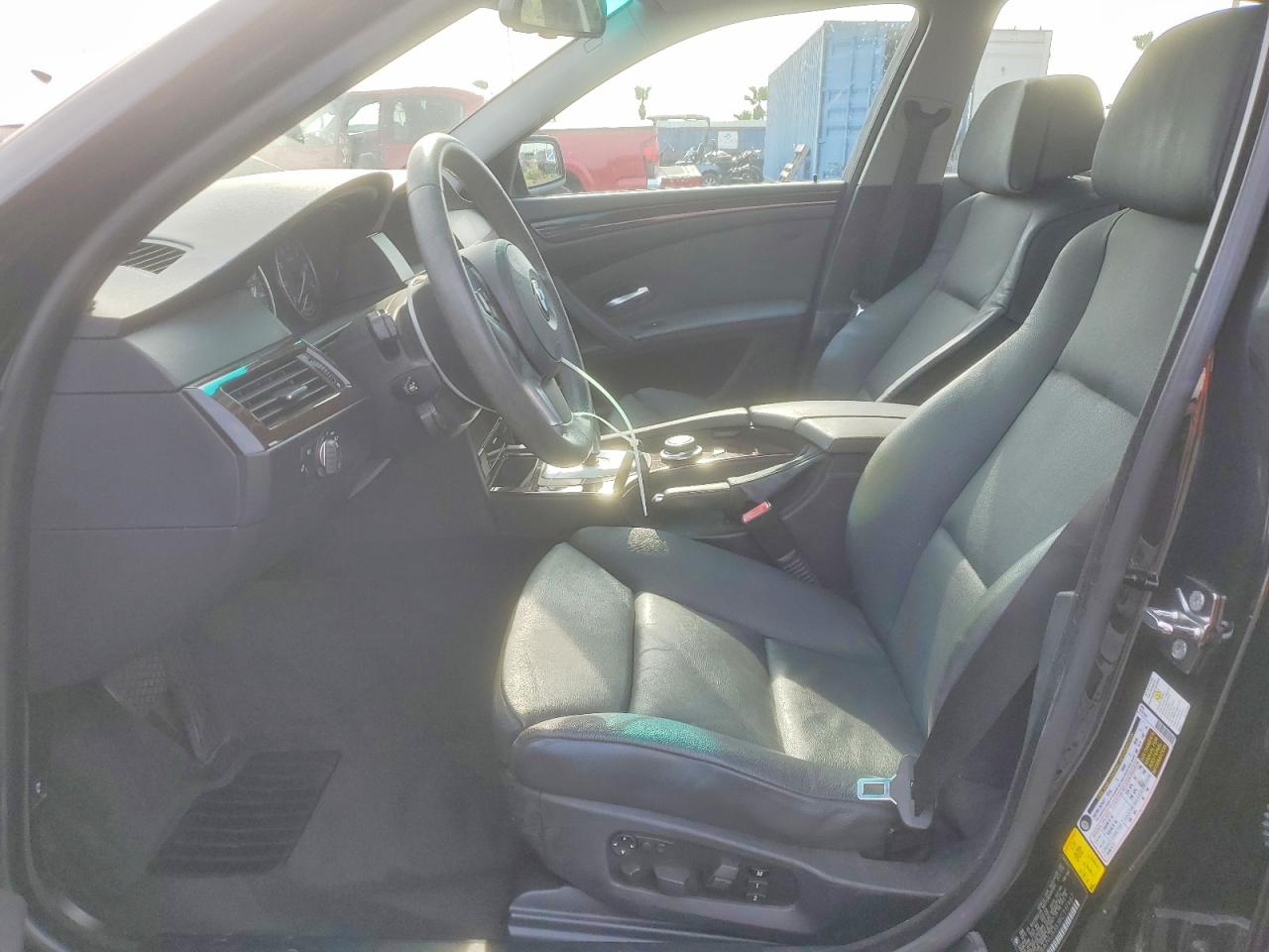 2008 Bmw 528 I Black vin: WBANU53518CT17467