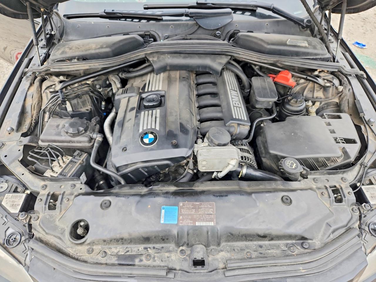 2008 Bmw 528 I Black vin: WBANU53518CT19168