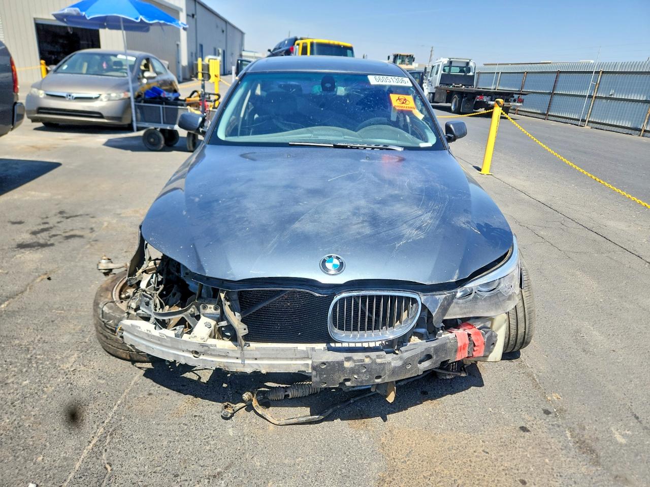 2008 Bmw 528 I Gray vin: WBANU53528C110022