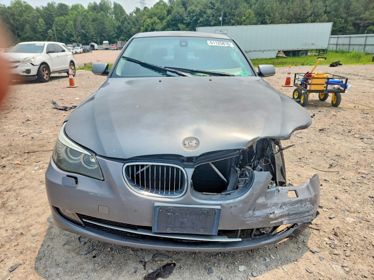 2008 Bmw 528 I Gray vin: WBANU53538CT10780