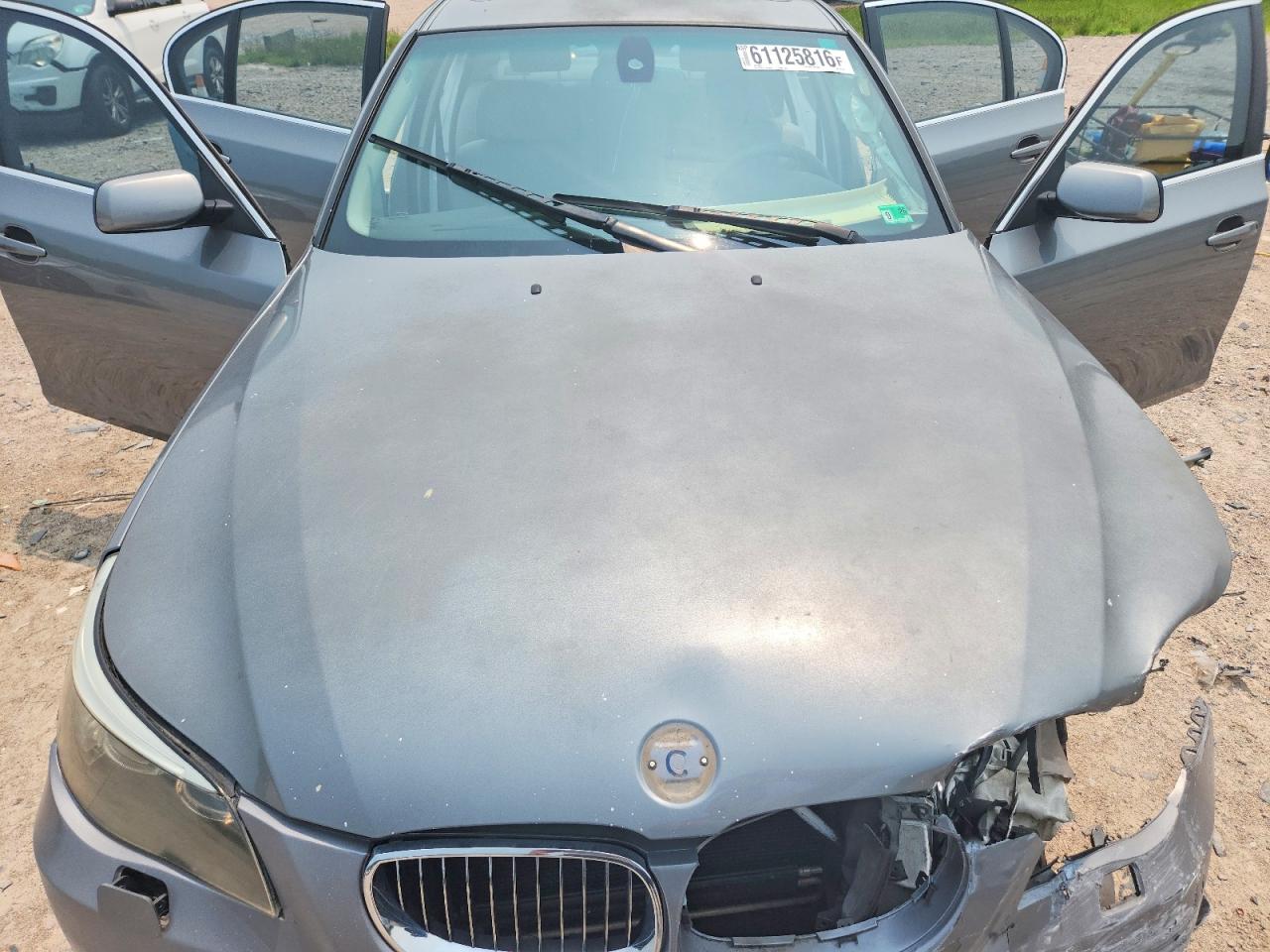 2008 Bmw 528 I Gray vin: WBANU53538CT10780
