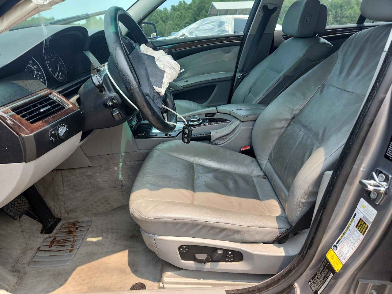 2008 Bmw 528 I Gray vin: WBANU53538CT10780