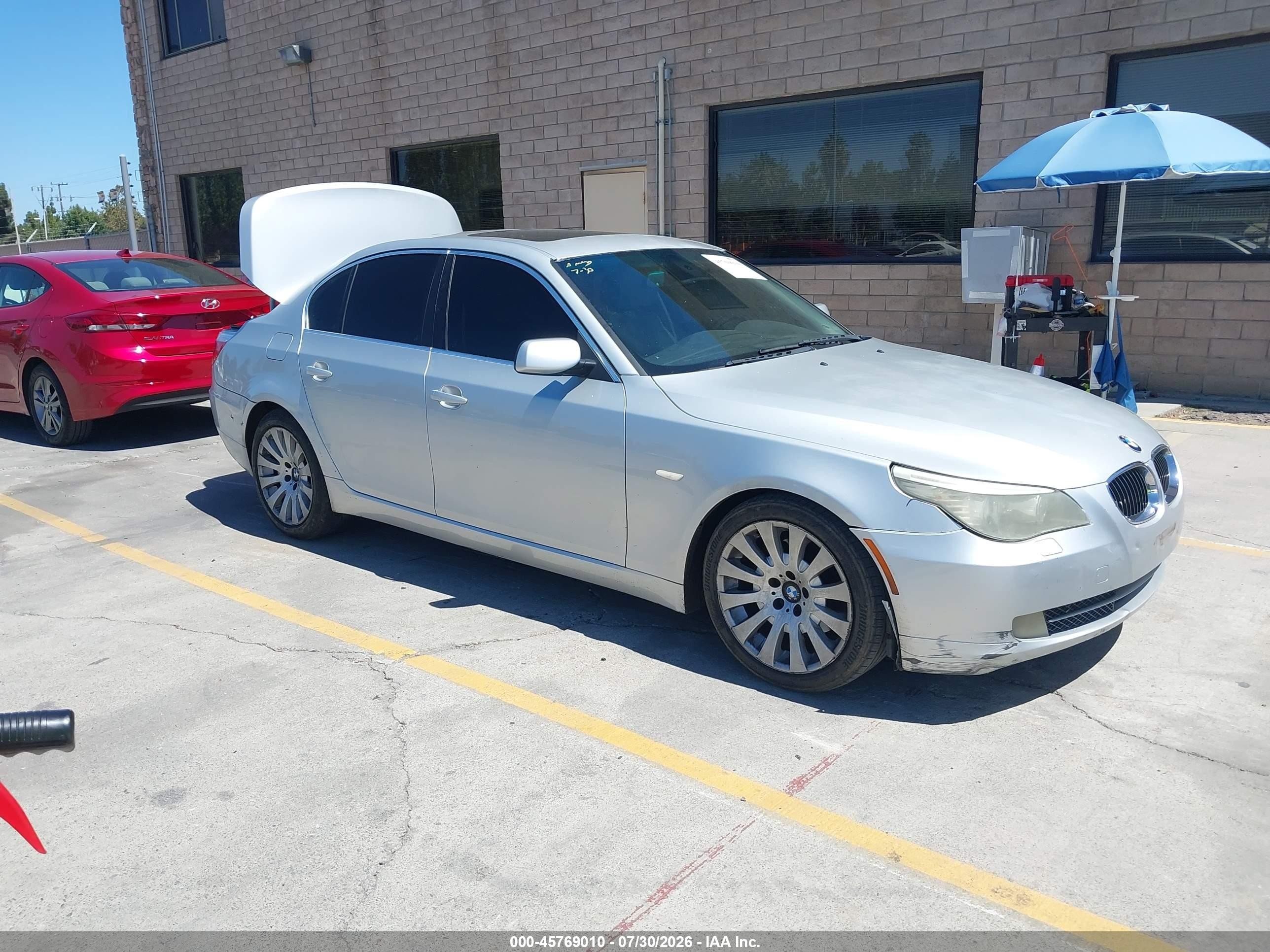 2008 Bmw 528i   Gray vin: WBANU53548CT09914
