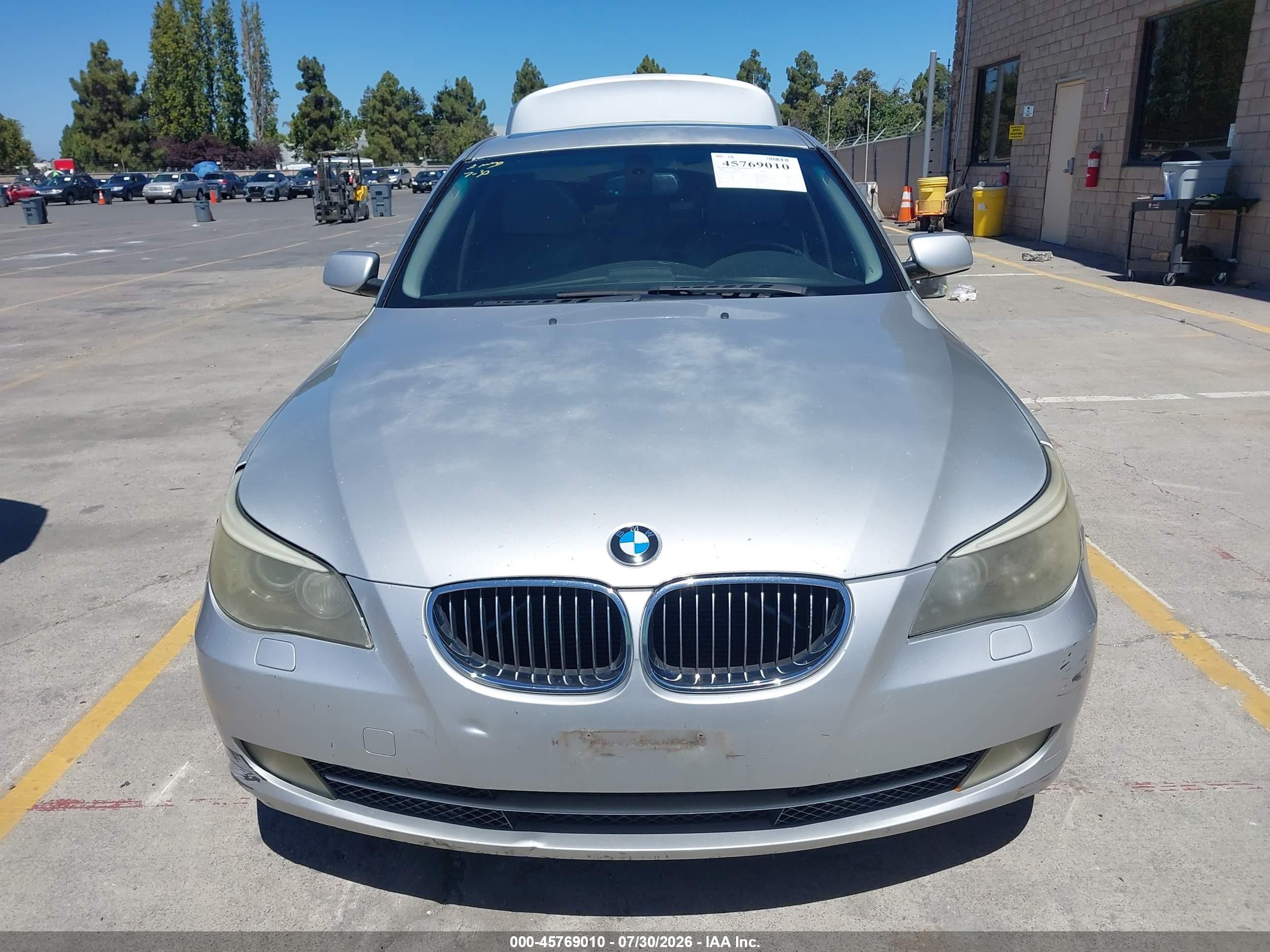 2008 Bmw 528i   Gray vin: WBANU53548CT09914