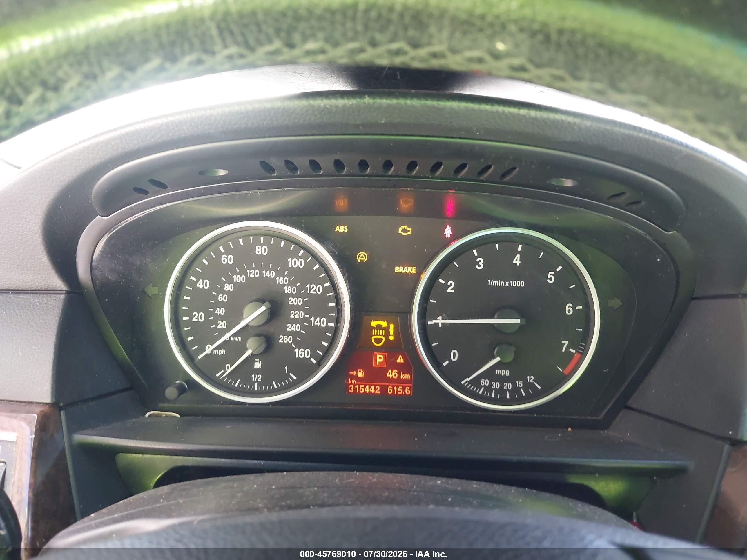 2008 Bmw 528i   Gray vin: WBANU53548CT09914