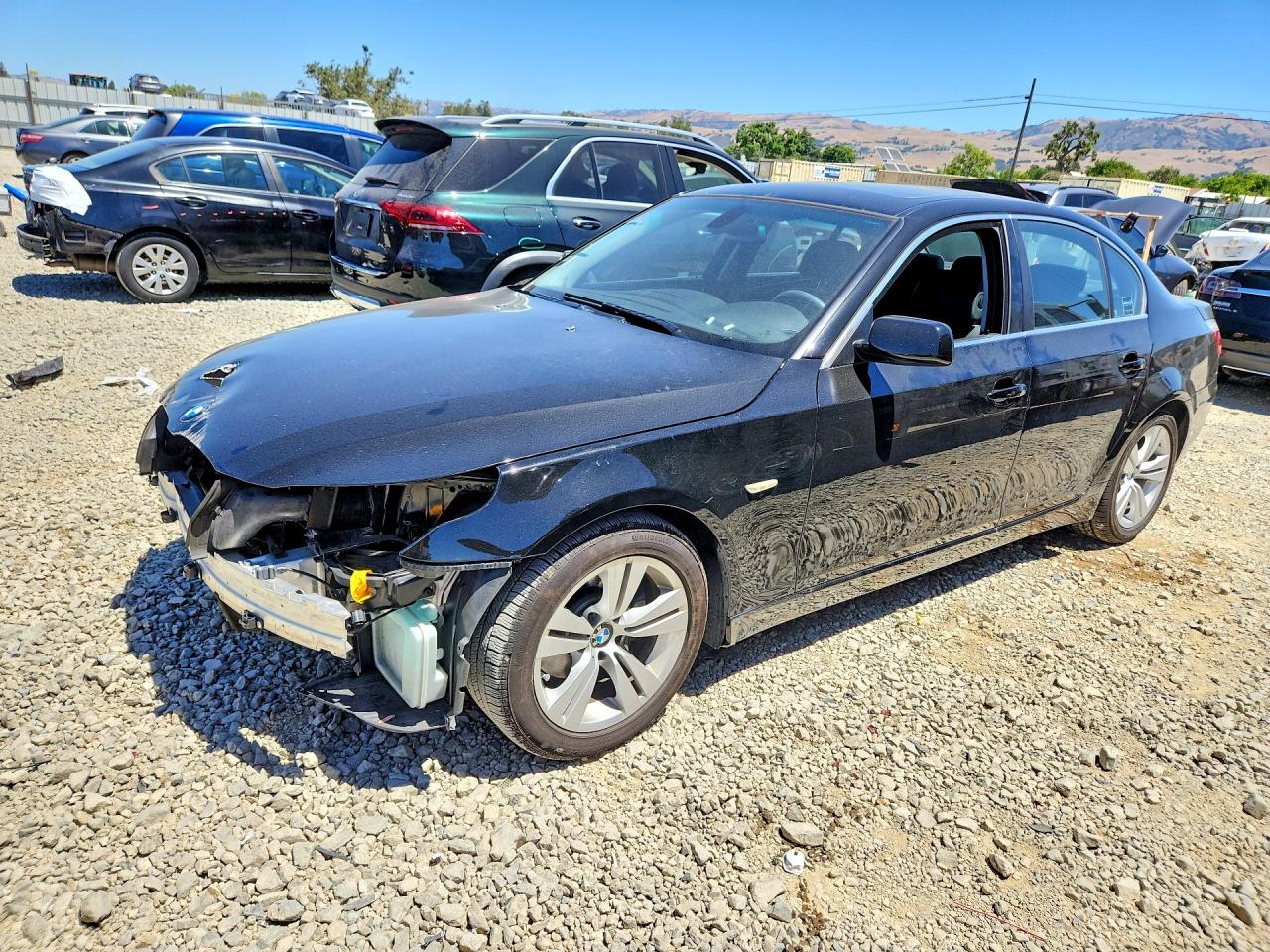 2009 Bmw 528 I Black vin: WBANU53549C117863