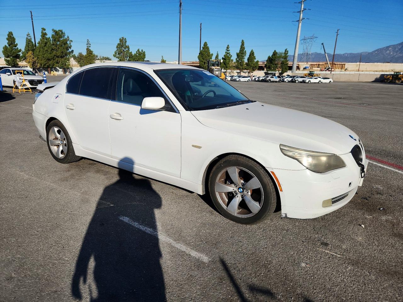2008 Bmw 528 I Белый vin: WBANU53558C114405