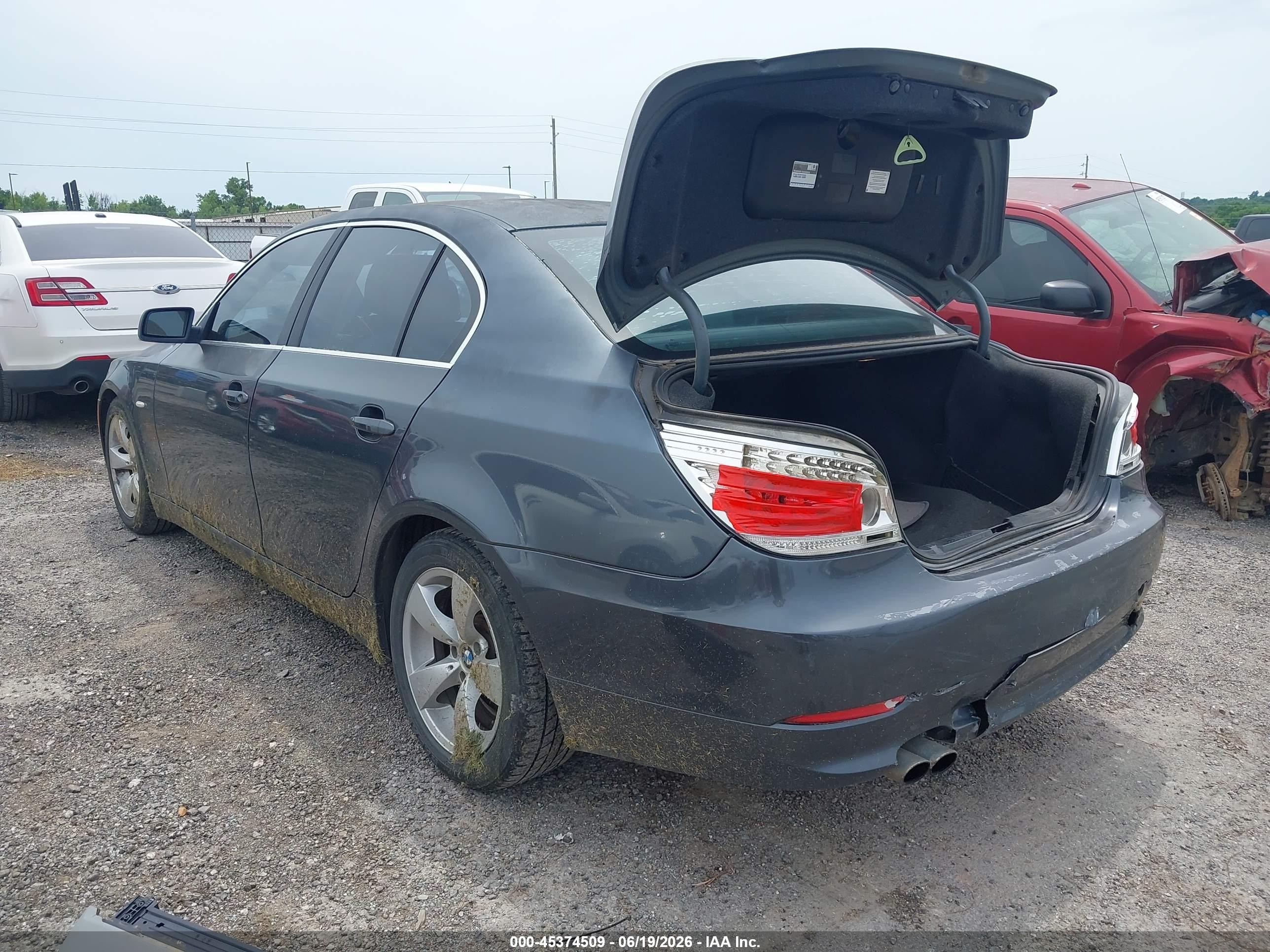 2008 Bmw 528i   Light Blue vin: WBANU53558CT09890