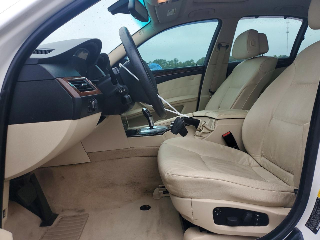 2008 Bmw 528 I White vin: WBANU53578C111361