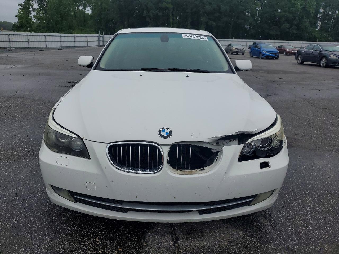2008 Bmw 528 I White vin: WBANU53578C111361