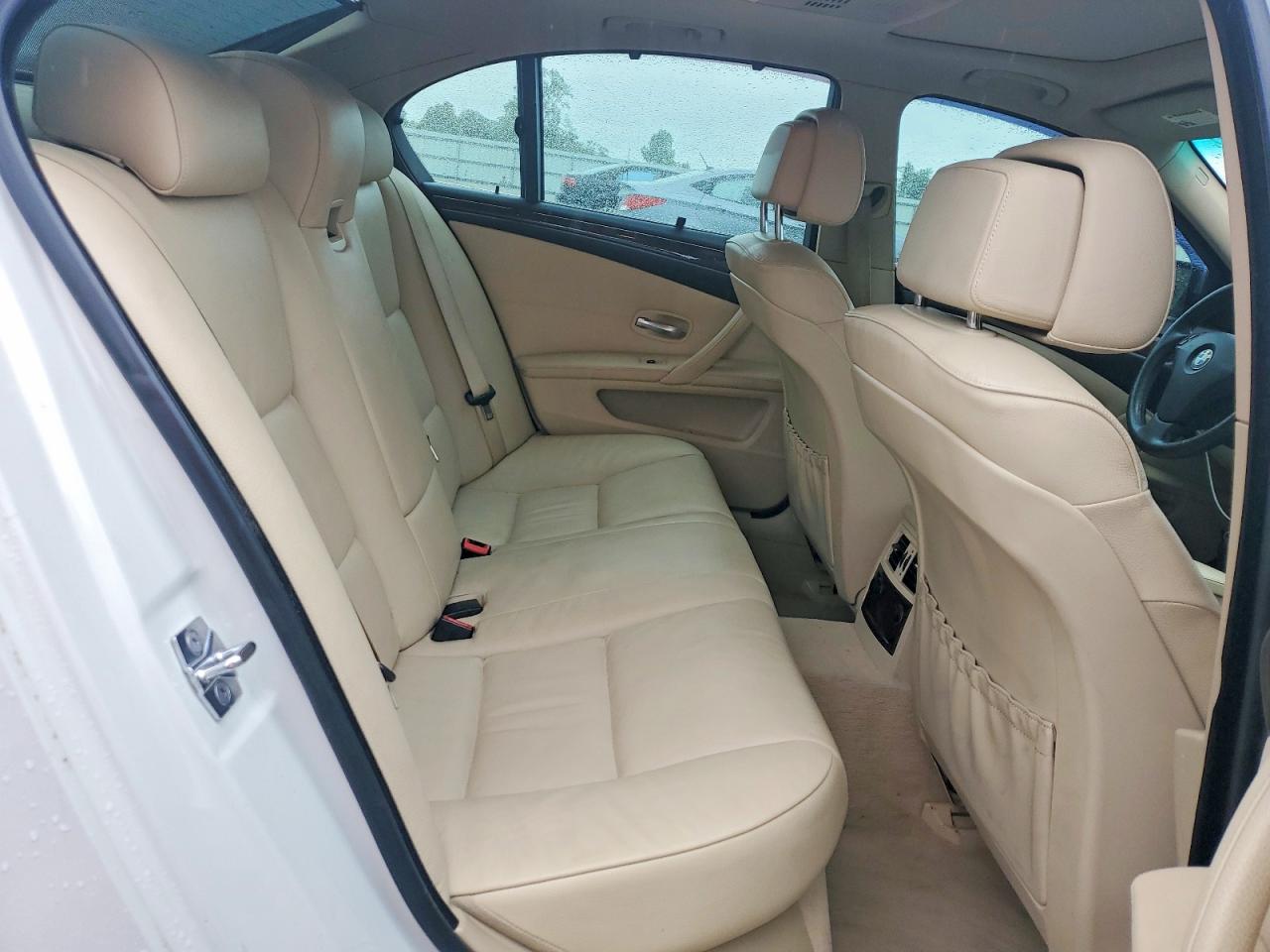 2008 Bmw 528 I White vin: WBANU53578C111361