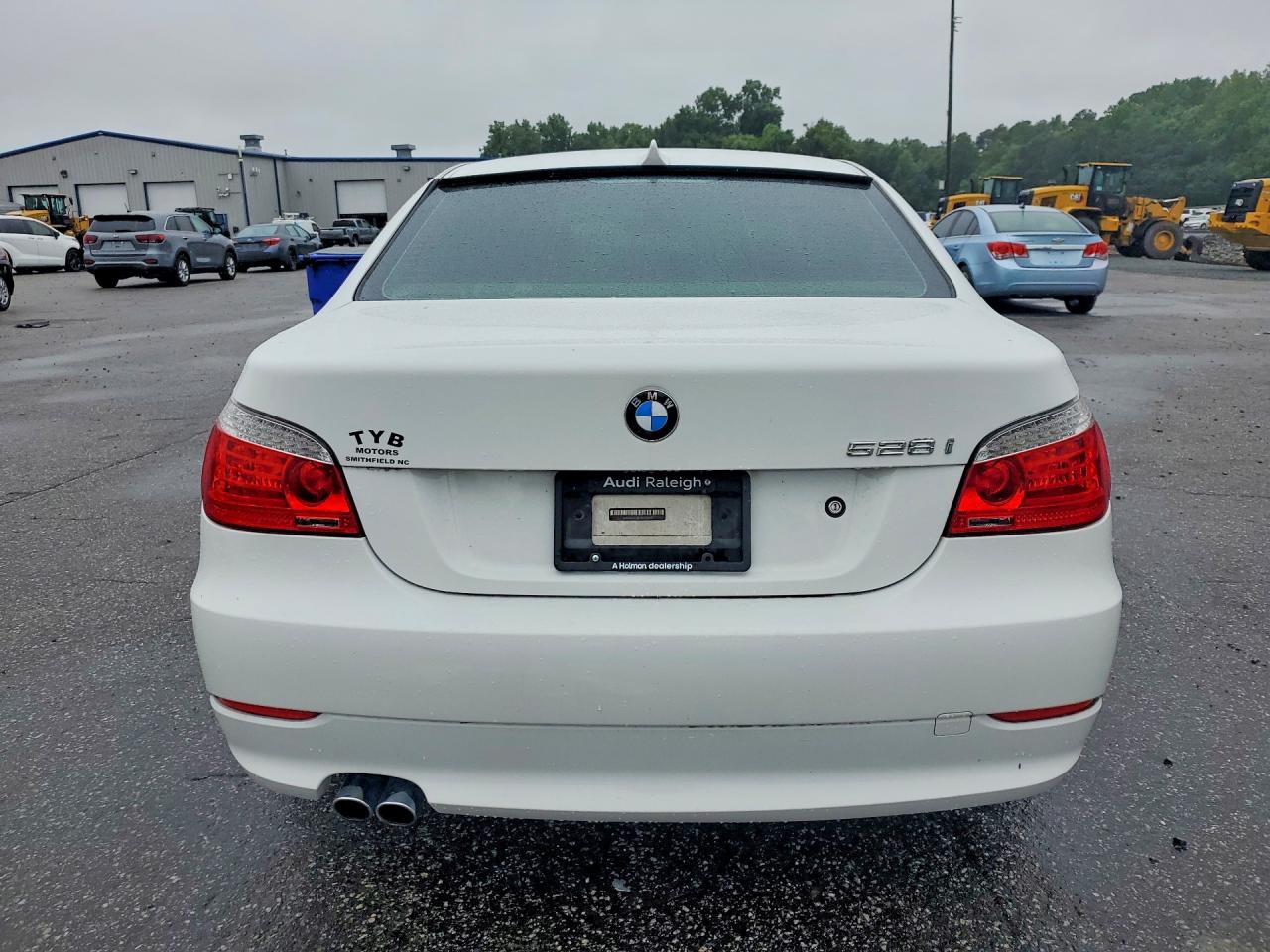 2008 Bmw 528 I White vin: WBANU53578C111361