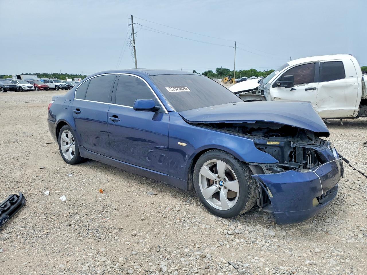 2008 Bmw 528 I Синий vin: WBANU53578CT01175