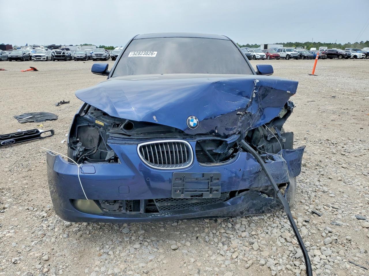 2008 Bmw 528 I Синий vin: WBANU53578CT01175