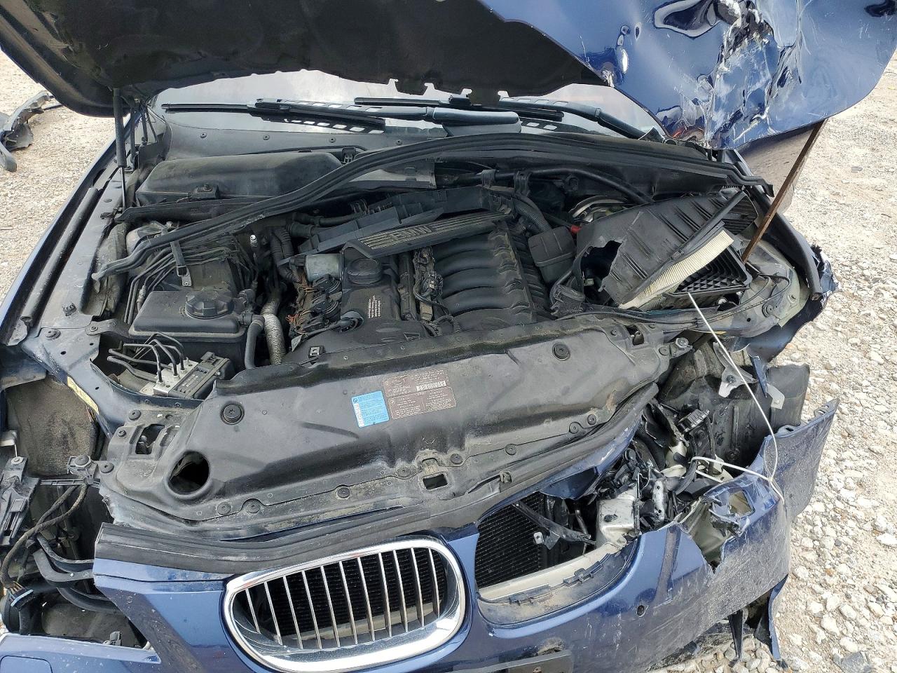 2008 Bmw 528 I Синий vin: WBANU53578CT01175