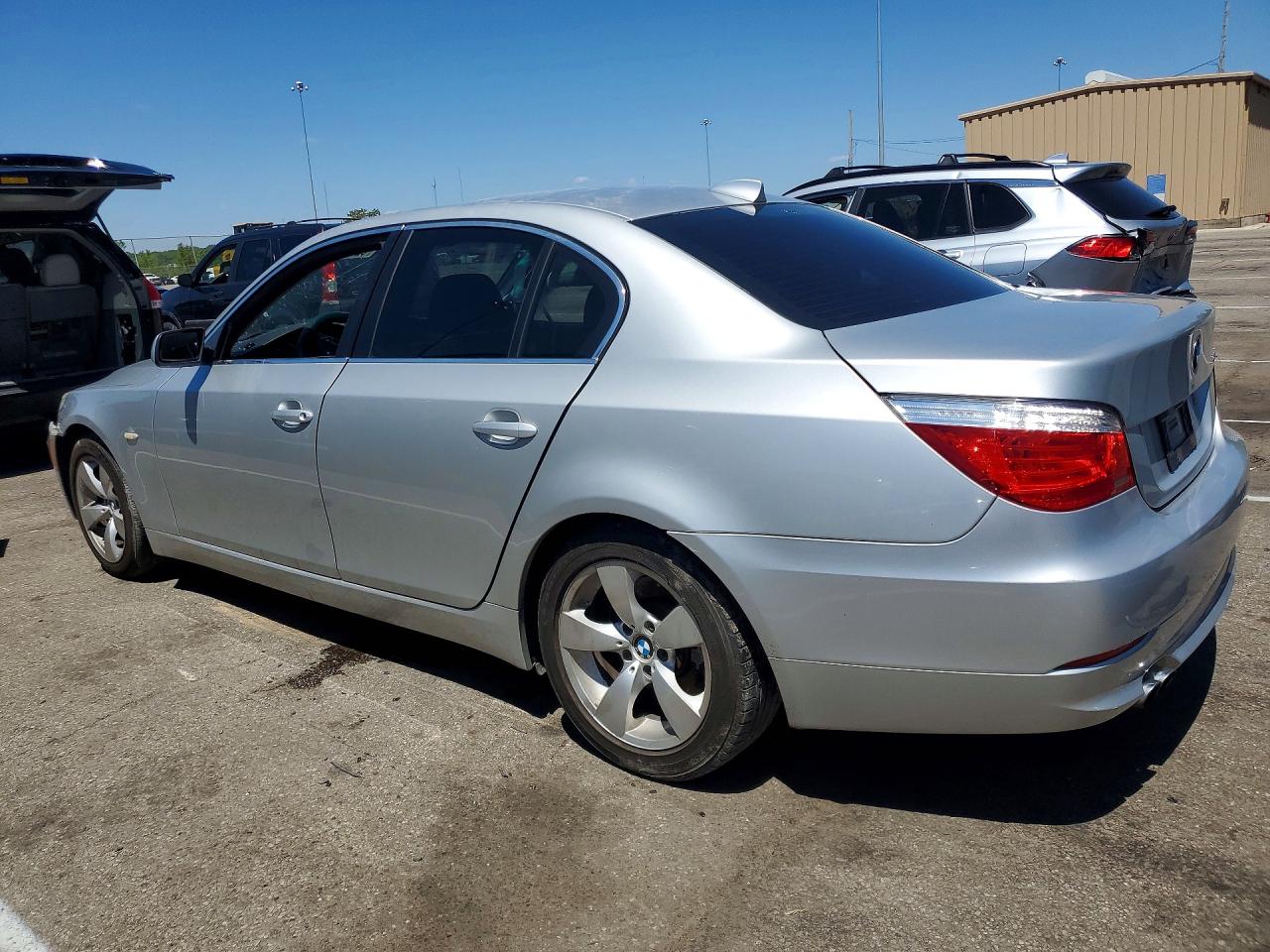 2008 Bmw 528 I Silver vin: WBANU53578CT03282