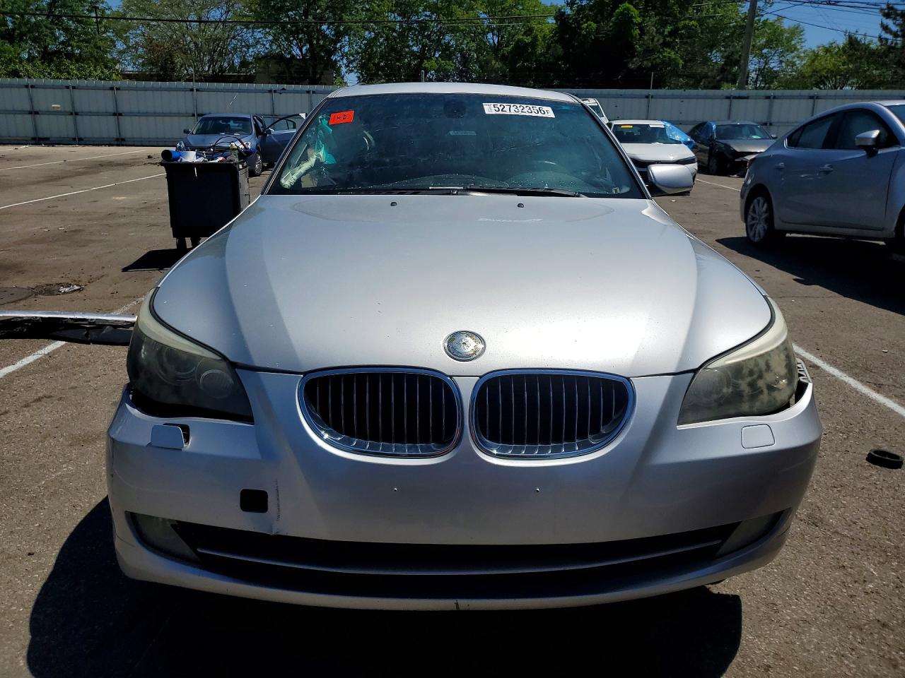 2008 Bmw 528 I Silver vin: WBANU53578CT03282