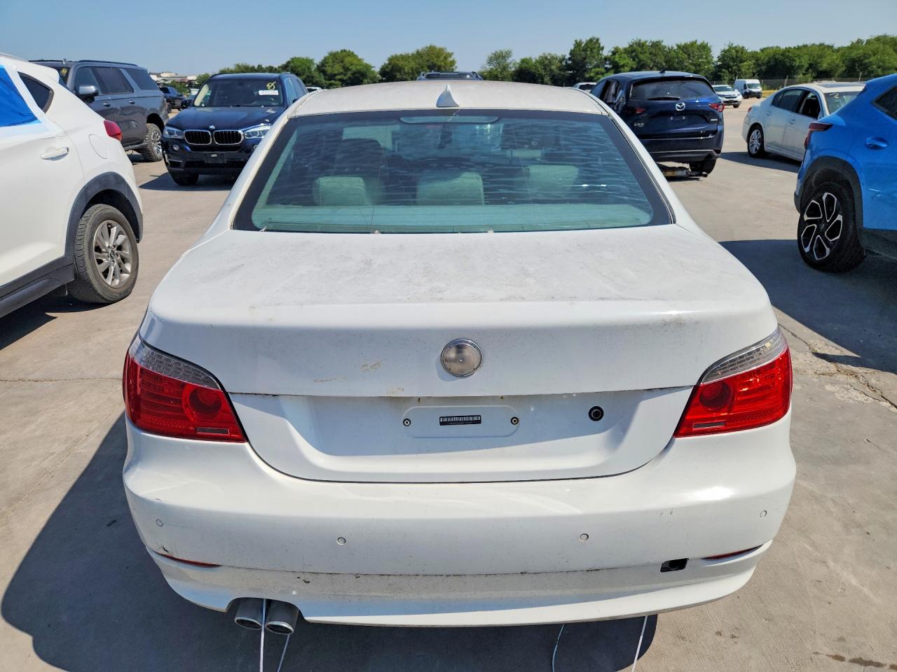 2008 Bmw 528 I White vin: WBANU53588CT05235