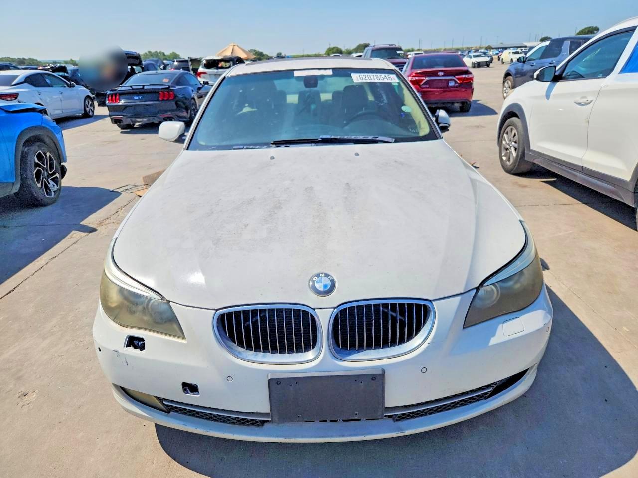2008 Bmw 528 I White vin: WBANU53588CT05235