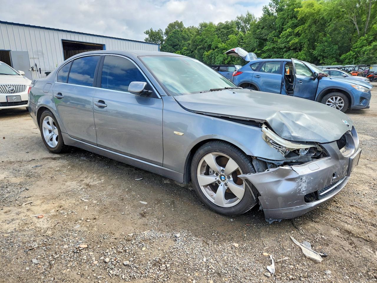 2008 Bmw 528 I Gray vin: WBANU53588CT10645